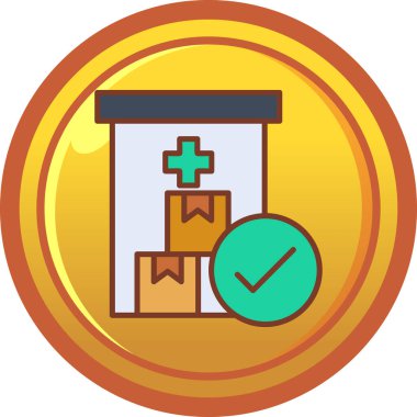 Hastane Simgesi Vektör İllüstrasyonu