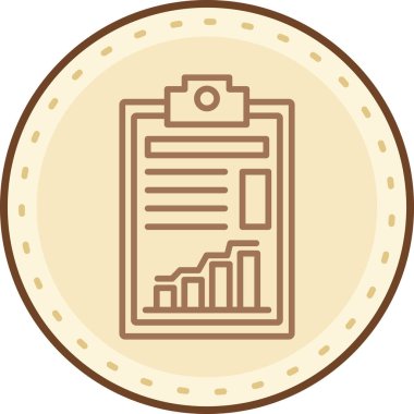 İş ve finans simgesinin vektör illüstrasyonu