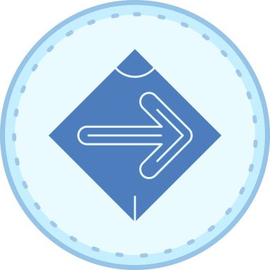 ok simgesi vektör illüstrasyonu