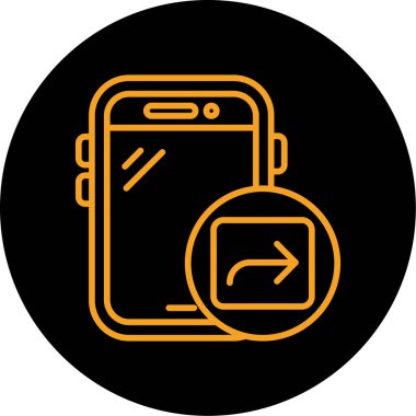 Uygulamanın vektör çizimi modern simge, teknoloji ve vektör