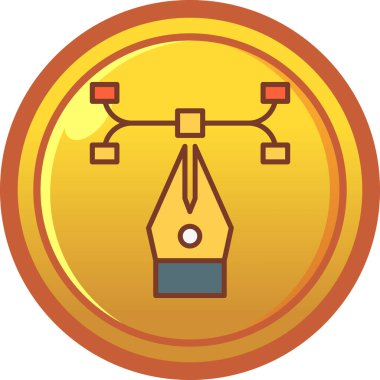 Çin Yeni Yıl ikonu, vektör illüstrasyonu