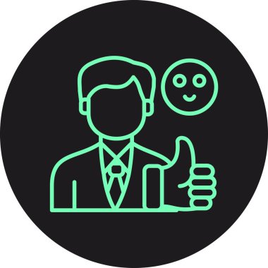 Müşteri servisi vektör simgesi