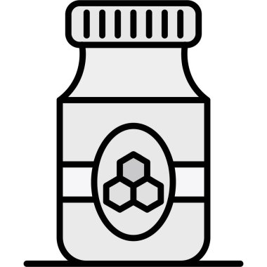 Yağ şişesi simgesi, basit biçim