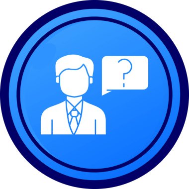 Moda biçimi izole edilmiş arkaplanda soru simgesi