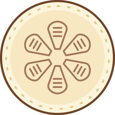 Gıda simgesinin vektör illüstrasyonu