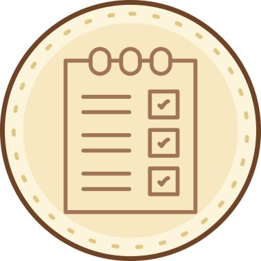 Kontrol listesi. Basit resimleme