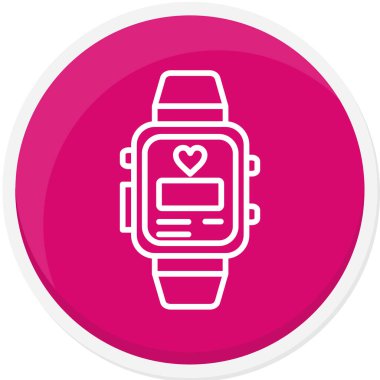 akıllı saat vektör simgesi