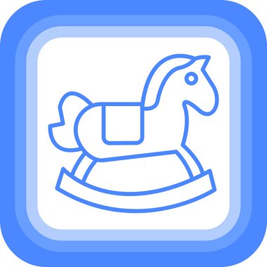 At. Web simgesi basit illüstrasyon