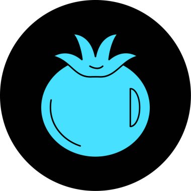 Çizgi film simgesinin vektör çizimi