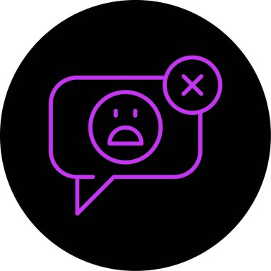 konuşma kabarcığı vektör çizimi