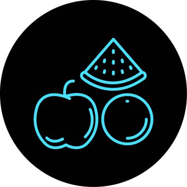 Gıda simgesinin vektör illüstrasyonu