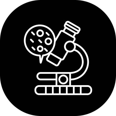 Projeniz için vektör mikroskobu simgesi