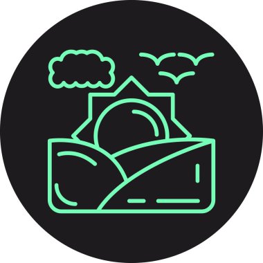 Modern eğitim ikonunun vektör illüstrasyonu