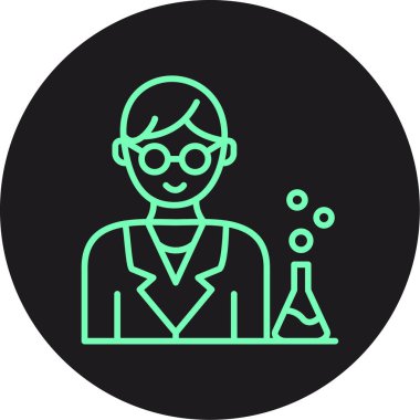 öğretmen simgesi vektör illüstrasyonu