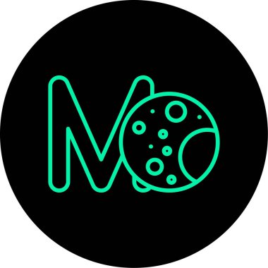 Modern b simgesinin vektör illüstrasyonu