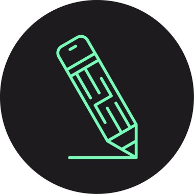 Bir bıçak simgesinin vektör illüstrasyonu