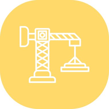 Vinç simgesinin vektör illüstrasyonu