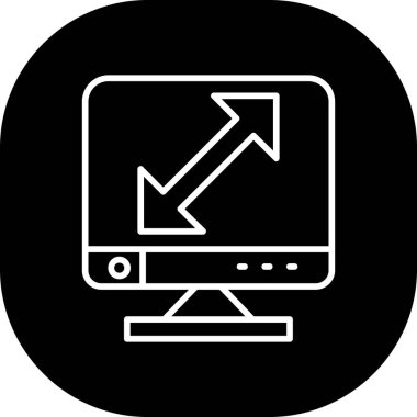 Ok vektör çizim simgesi