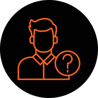 kullanıcı. Web simgesi basit illüstrasyon