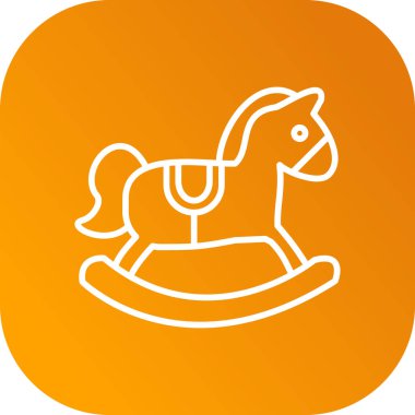 at simgesi vektör illüstrasyonu