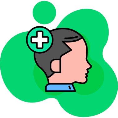 Doktor. Web simgesi basit illüstrasyon