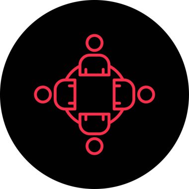 seo modern simgesinin vektör illüstrasyonu