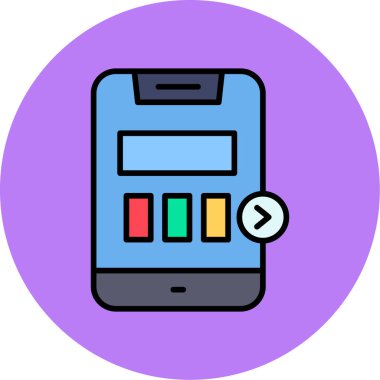 mobil ödeme ikonu vektörü. Ödeme ikonunu özetle. izole edilmiş sınır sembolü çizimi