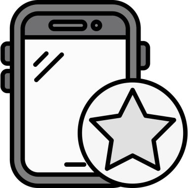 Mobil kutsal kişilerin resmi, vektör çizim