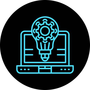 ampul simgesi vektör illüstrasyonu