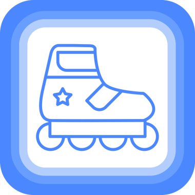 paten simgesi, vektör illüstrasyonu basit tasarım