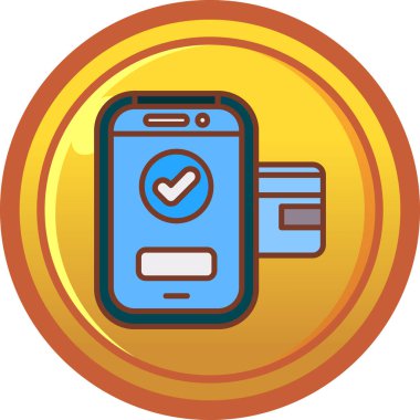 Cep telefonu. basit vektör