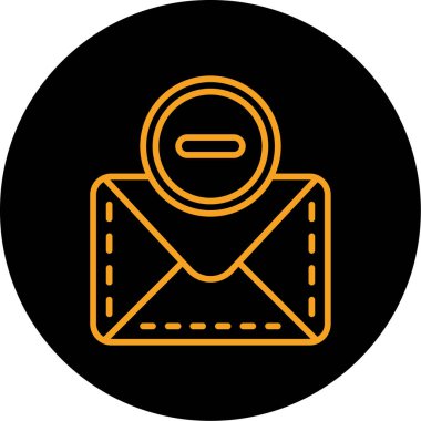 Vektör E- posta simgesi illüstrasyonu