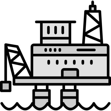 offshore petrol sondaj simgesi