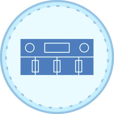 Modern b 'nin vektör illüstrasyonu eksik simgesi