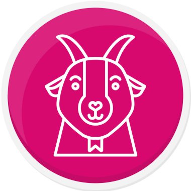 Bir köpek simgesinin vektör illüstrasyonu