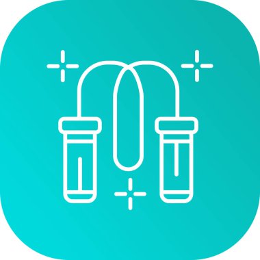 Modern b 'nin vektör illüstrasyonu simge test tüpünden yoksun