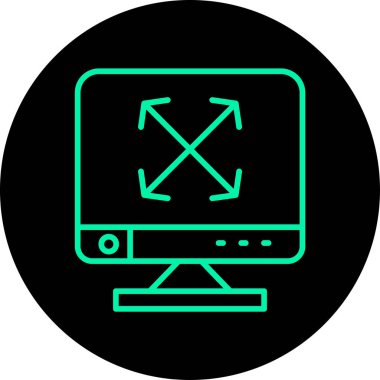 bilgisayar vektör illüstrasyonu