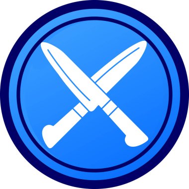 kılıç simgesi mavi rengi