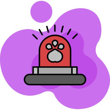 Çalar saat simgesi. Basit resimleme