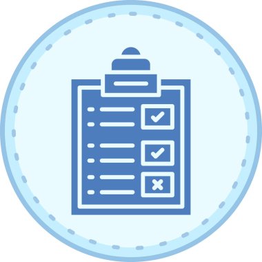 Tamam. Web simgesi basit illüstrasyon