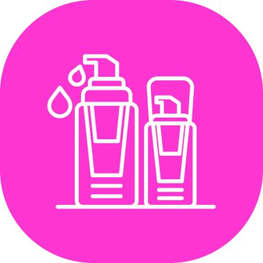 Bir süt şişesinin vektör illüstrasyonu