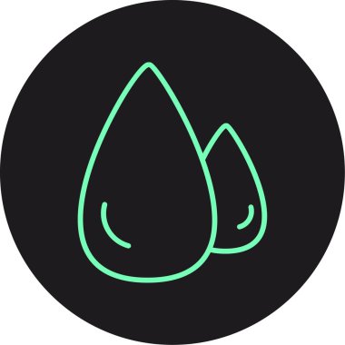 Bir yaprak simgesinin vektör illüstrasyonu