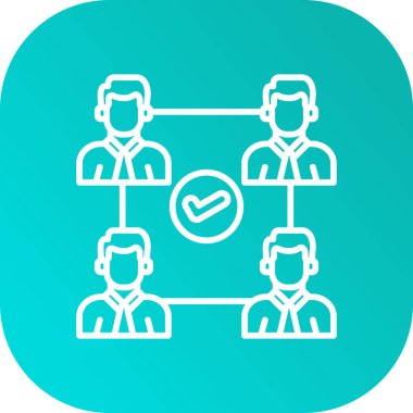 İnsan simgesinin vektör illüstrasyonu