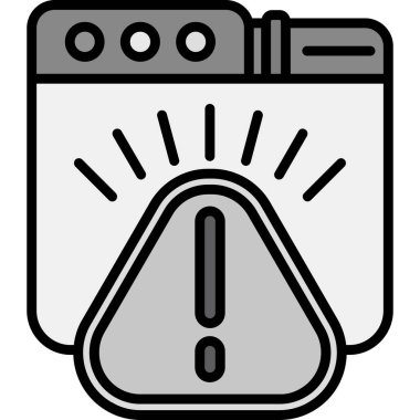 Simge vektör çizim gaz sobası