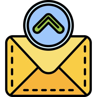 e- posta zarfı harf simgesi