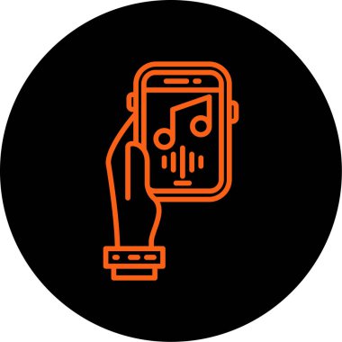 Akıllı telefon. Web simgesi basit tasarım