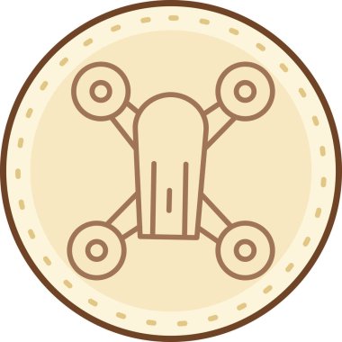 Bir retro arabanın arka planının vektör çizimi