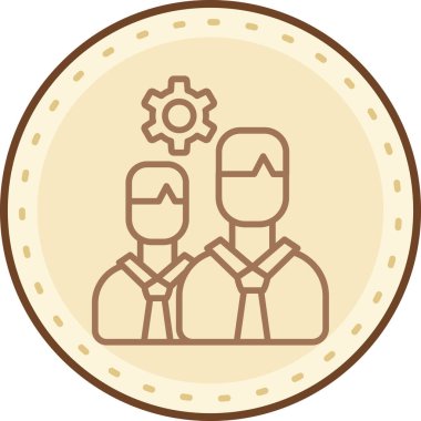 iş simgesi vektör illüstrasyonu