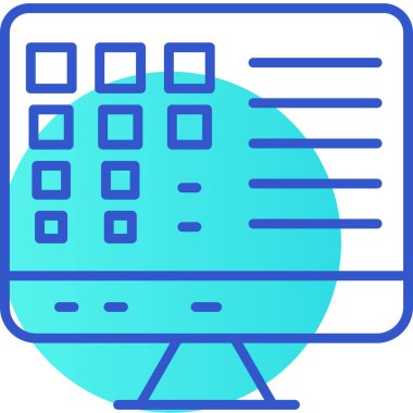 Vektör illüstrasyonu, simge ögesi arkaplanı