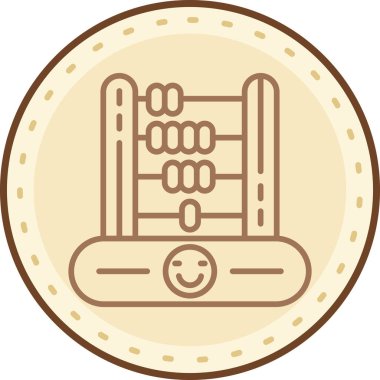 Bir paranın modern simgesinin vektör çizimi